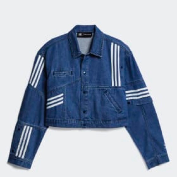 danielle cathari adidas denim jacket